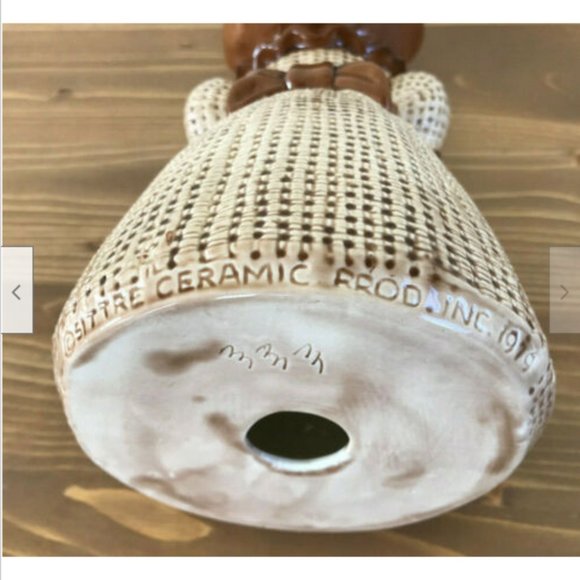 Country Kitchen Utensil Holder Ceramic Doll Vintage Sittre 1979 Art Brush Holder - Picture 9 of 9